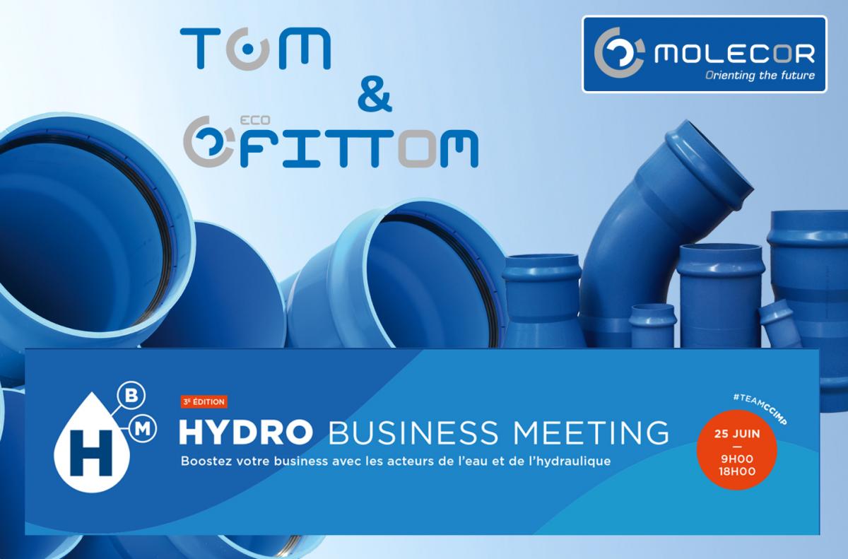 Molecor estará presente en la 1ª convención "Hydro Business Meeting" el 5 de junio de 2019 en Marsella, Francia