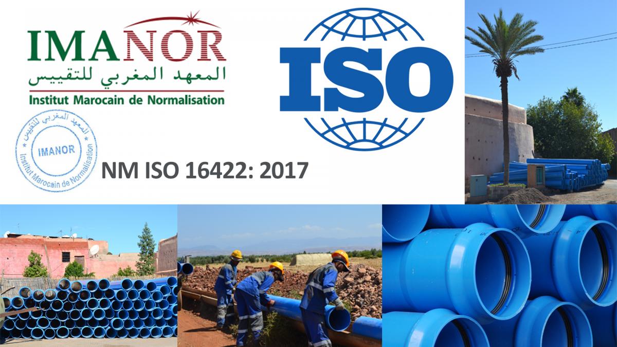 Publicación de la normativa Marroquí para el  PVC Orientado NM ISO 16422:2017
