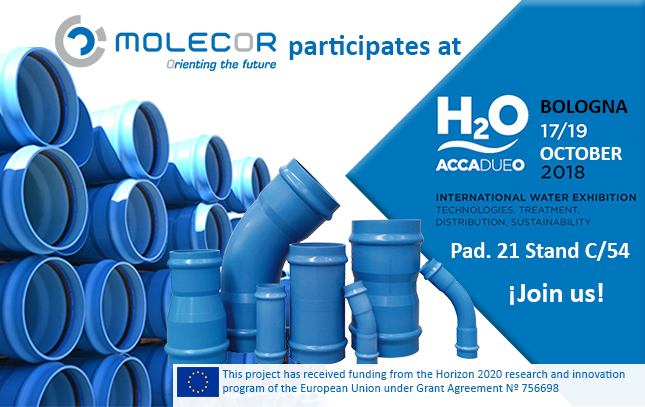 Molecor will be present at H2O Accadueo