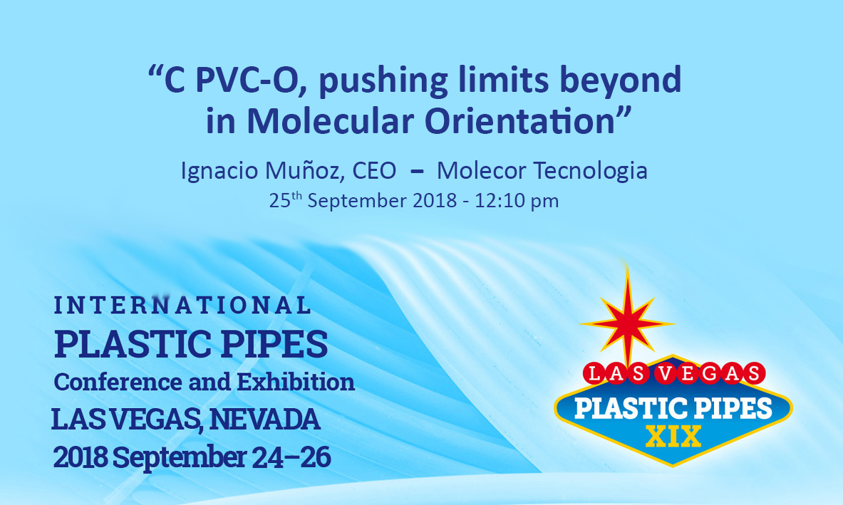 Molecor will present important novelties at Plastic Pipes XIX