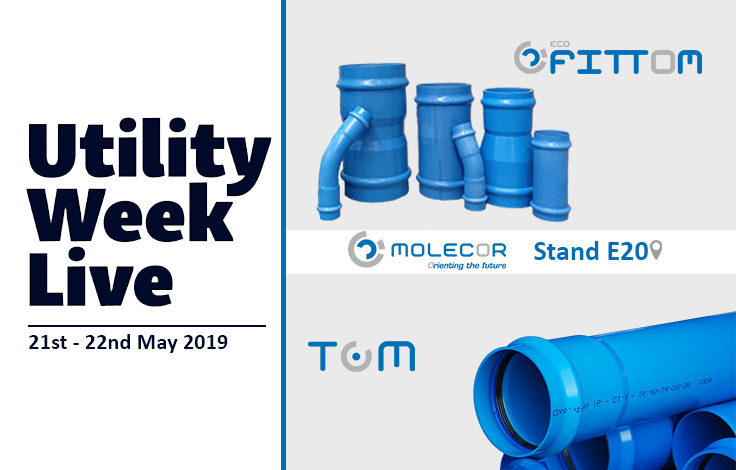 TOM® and ecoFITTOM® will be present at Utility Week Live 2019