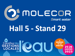 Molecor will be present at the 24rd Carrefour des Gestions Locales de l'Eau which will take place in Rennes on January 25th and 26th