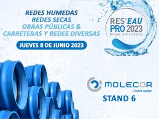 Molecor estará presente en RÉS’EAU Nueva Caledonia