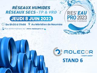 Molecor sera présent au RÉS’EAU PRO de Nouvelle-Calédonie