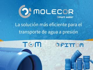 Molecor: tuberías y accesorios de PVC-O, la solución más eficiente para el transporte de agua a presión