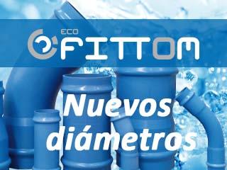 Los accesorios de PVC-O ecoFITTOM® de Molecor cuentan con nuevos diámetros