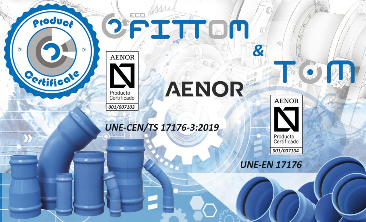 Molecor, the first company to achieve the UNE-EN 17176 certification for its PVC pipes and fittings