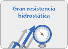 Gran resistencia hidrostática