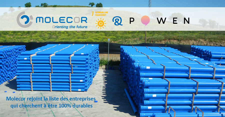 Molecor et Powen signent un PPA (Power Purchase Agreement) pour garantir l'autoconsommation à long terme dans leur usine de Loeches (Madrid) 