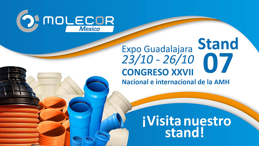 Molecor en el XXVII Congreso Nacional e Internacional de la Asociación Mexicana de Hidráulica de Guadalajara