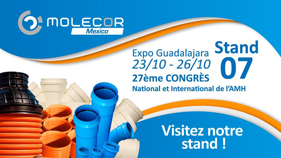 Molecor expose au 27ème Congrès National et International de l’Association Mexicaine de l’Hydraulique (AMH)