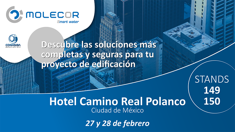 Molecor, presente en Expo Real Estate México 2024 AR y EVAC+