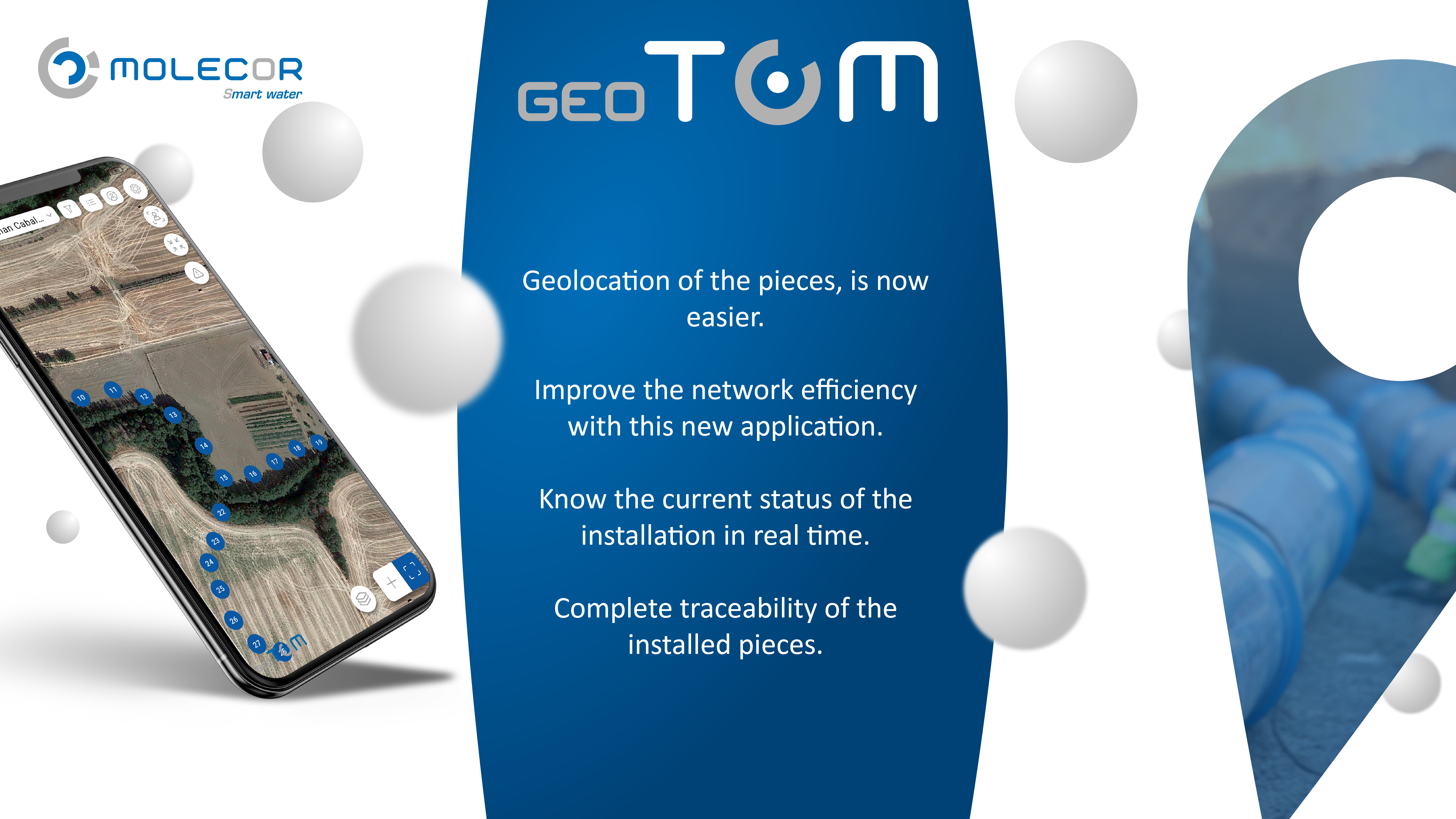 The new advance to the efficiency management of  water is geoTOM®