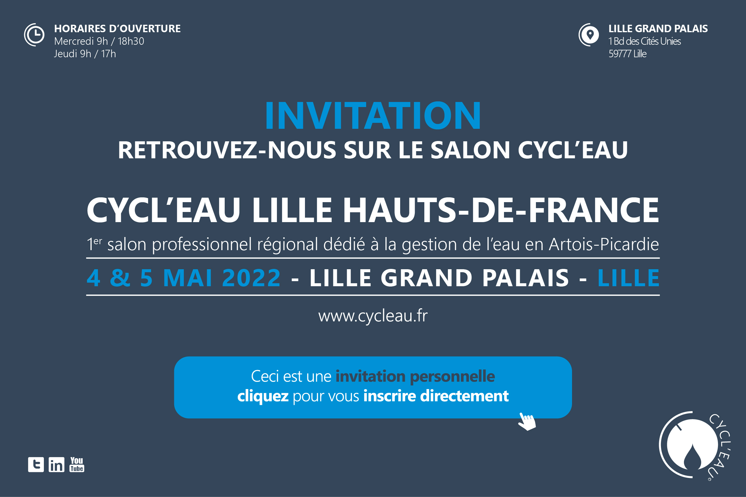 Molecor estará presente al Cycl’Eau Lille Hauts-de-France el 4 y 5 de mayo