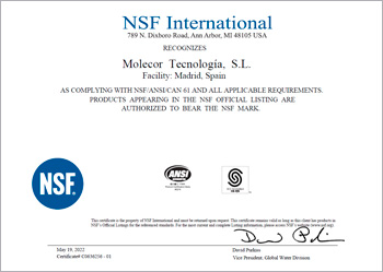 Certificado NFS USA