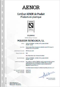 Aenor Product Certificate Morocco