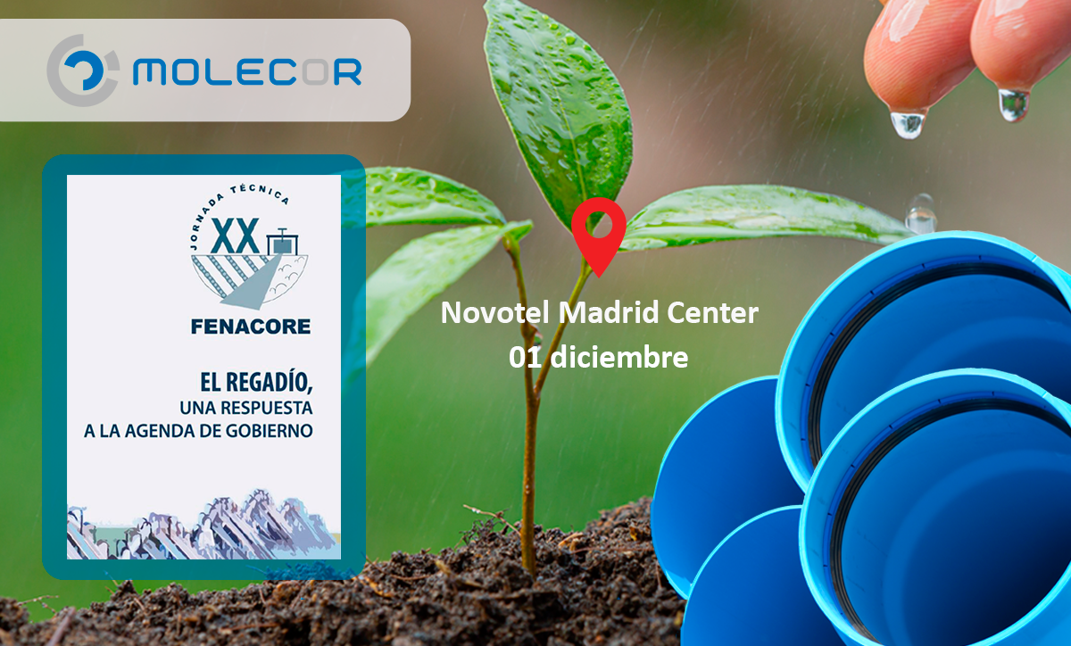 Molecor presenta las soluciones más sostenibles en la XX Jornada Tecnica de Fenacore en Madrid