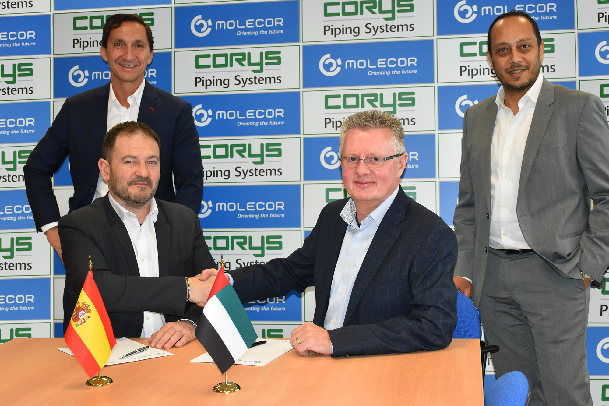 Molecor signs regional partnership agreement with Corys Piping Systems for PVC-O pipes, catering to increased customer demands for more sustainable, reliable, and cost-effective water supply piping systems.