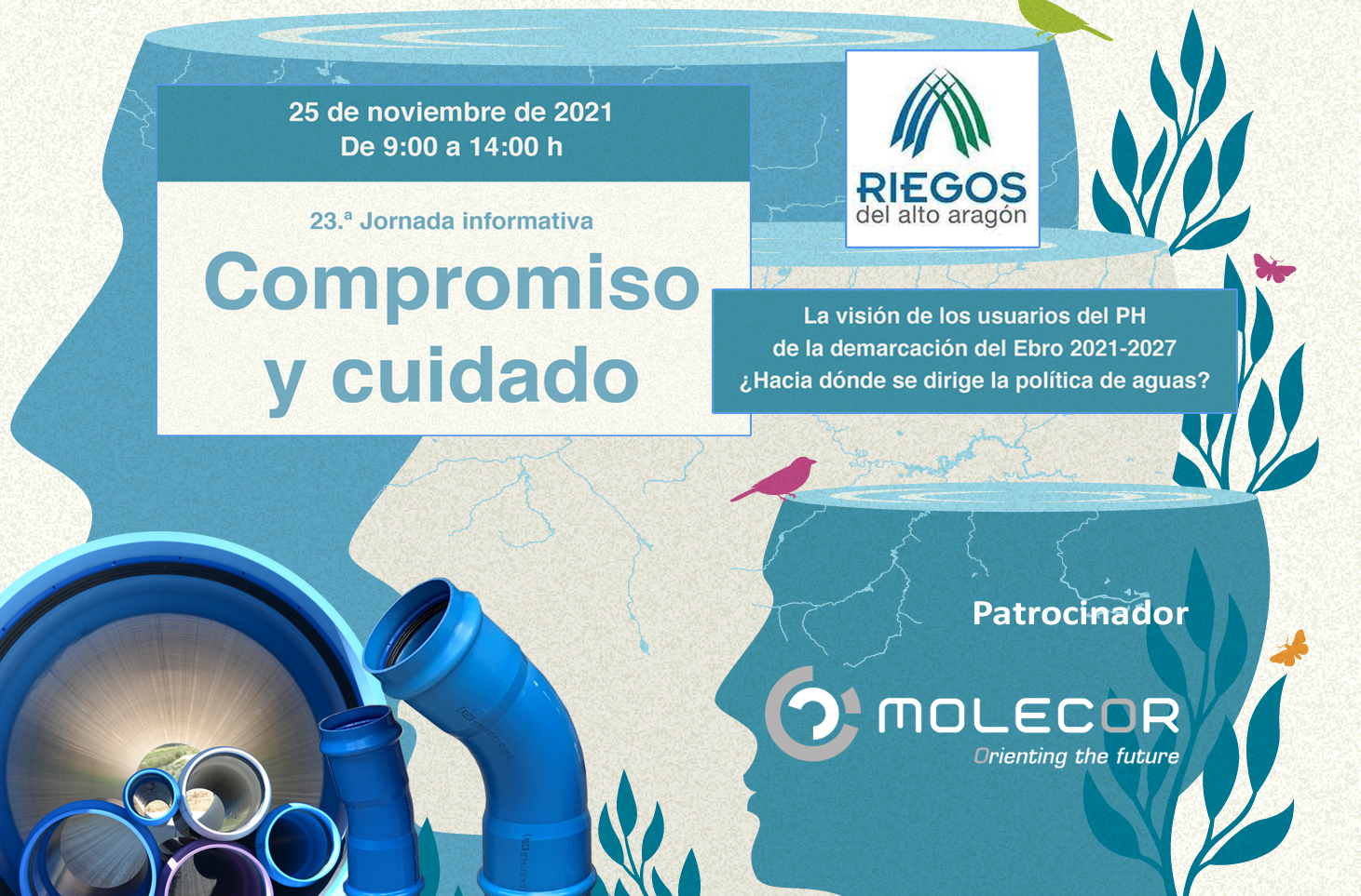 Molecor, patrocinador en la 23ª Jornada Informativa de Riegos del Alto Aragón