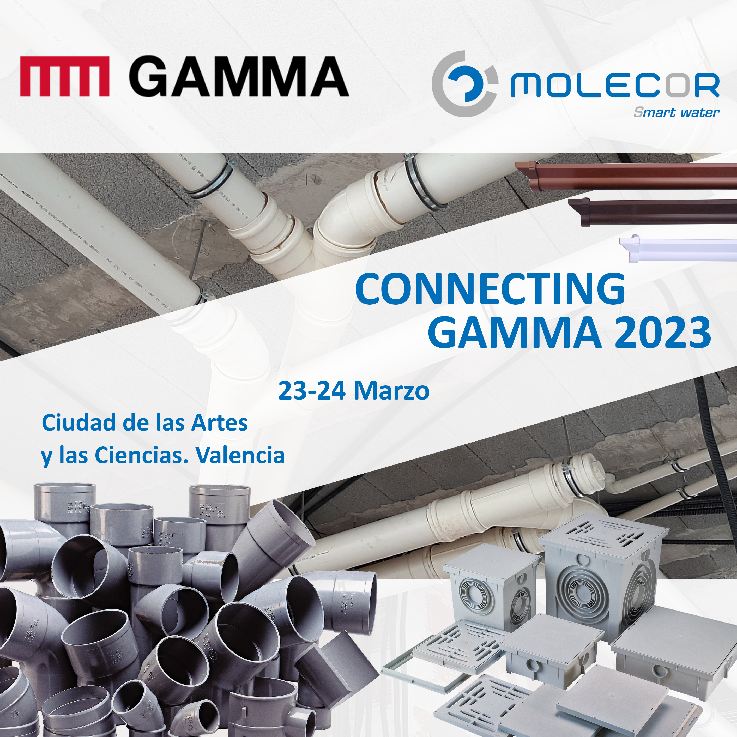 Molecor participará como expositor en CONNECTING GAMMA 2023