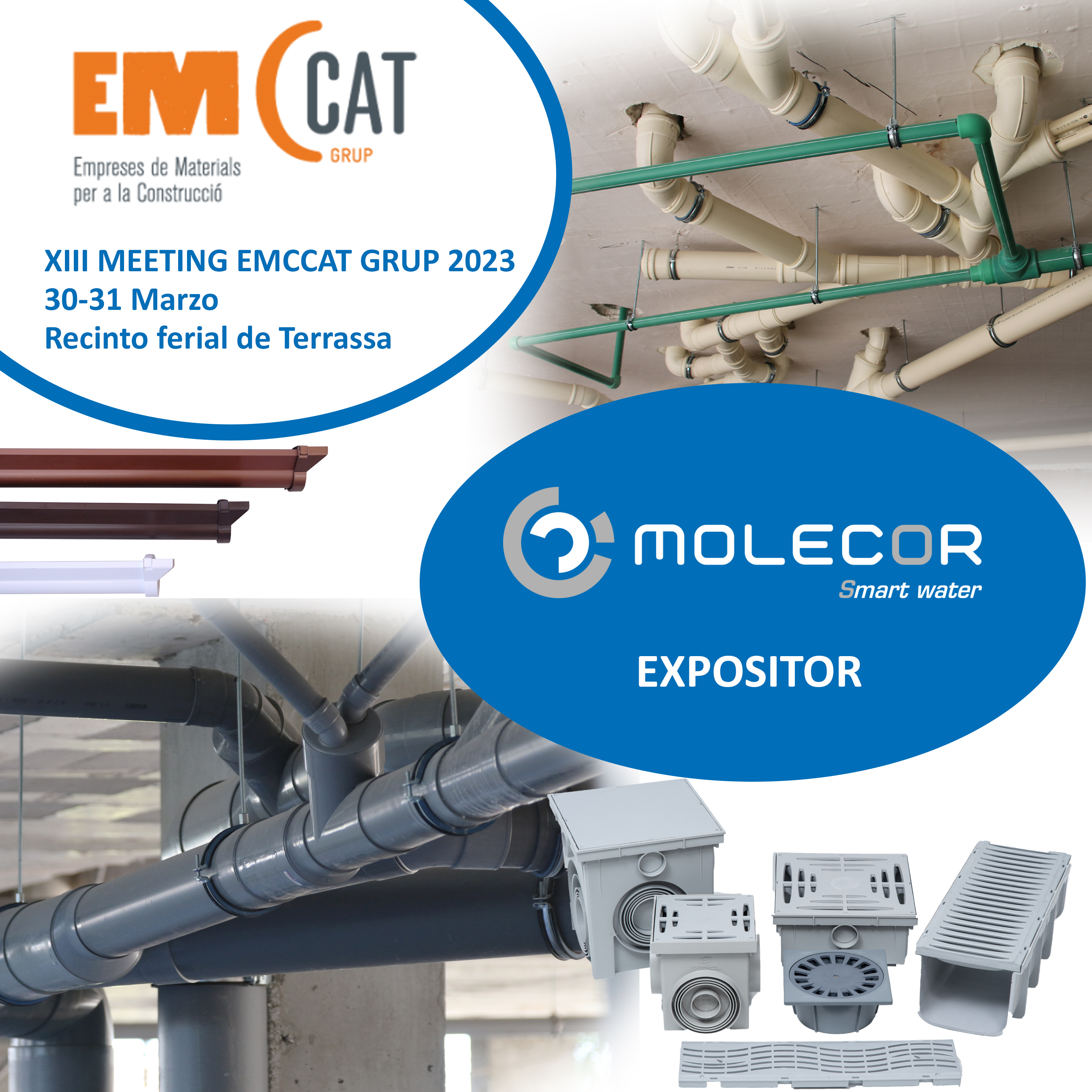 Molecor mostrará su amplio portfolio de productos en la XIII MEETING EMCCAT GRUP