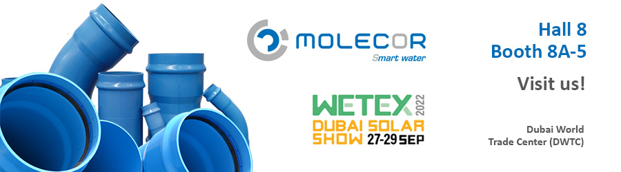 Molecor estará presente en Wetex and Dubai Solar Show 2022