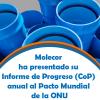 Molecor afianza su compromiso con la sostenibilidad al presentar su Informe de Progreso Anual al Pacto Mundial de la ONU