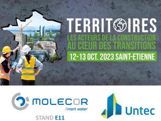 Molecor sera présent au salon Untec de Saint-Étienne les 12 et 13 octobre