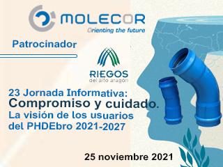 Molecor, patrocinador en la 23ª Jornada Informativa de Riegos del Alto Aragón