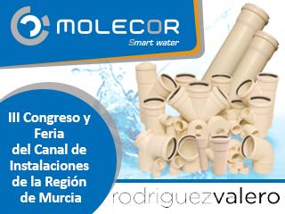 Molecor  empresa colaboradora del III Congreso y Feria del Canal de Instalaciones de la Región de Murcia