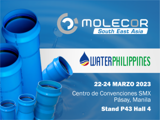 Molecor (SEA) Sdn Bhd participará en Water Philippines del 22 al 24 de marzo de 2023