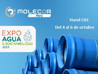 Molecor Perú asistirá a Expo Agua & Sostenibilidad 2023 como patrocinador Platinum
