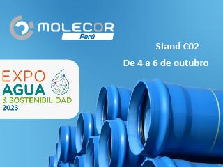 Molecor Perú participará na Expo Água & Sustentabilidade 2023 (Expo Agua & Sostenibilidad 2023) como patrocinador Platinum