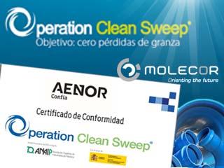 Molecor obtains the OCS certification from AENOR 