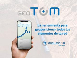 geoTOM®, el último desarrollo de Molecor que geoposiciona todos los elementos de las redes de agua fomentando la sostenibilidad y la gestión eficiente 