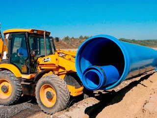 Les tuyaux TOM® en PVC-BO DN1000 mm sont installés à Kolubara, Serbie -Mine de charbon de Radljevo-Server- Les tuyaux TOM® en PVC-BO DN1000 mm sont installés à Kolubara, Serbie -Mine de charbon de Radljevo-Server-