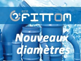 Les accessoires Molecor ecoFITTOM® en PVC-BO ont de nouveaux diamètres