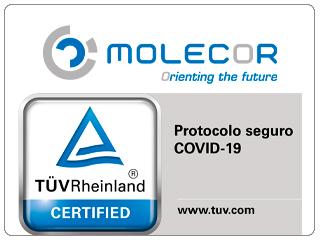 Molecor obtiene certificación de su "protocolo seguro frente al covid-19"