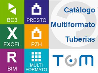 Novedades en el Catálogo Multiformato Tuberías TOM®