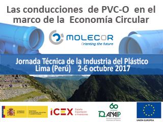 Molecor colabora en la  Jornada Técnica de la industria del Plástico  Lima (Perú)