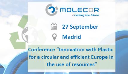 Molecor, present conference “Innovation with Plastic for a circular and efficient Europe in the use of resources”
