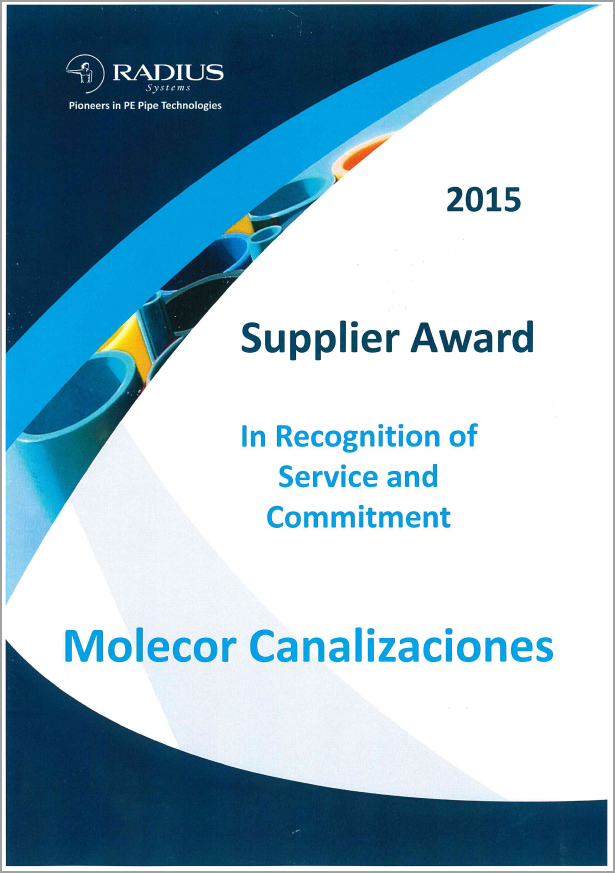 Molecor, best supplier of the year